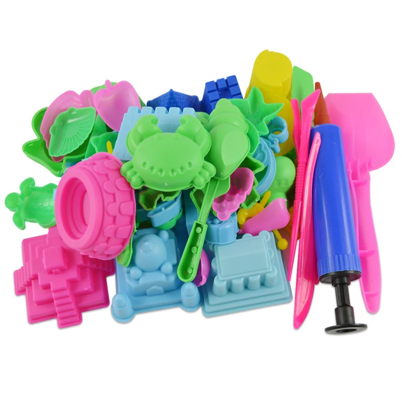 Ultra-light Clay Space Sand Mould Castle Animal Marine Plasticine Mould Children DIY Clay Model Toys Space Sand Accessories DDJ 2