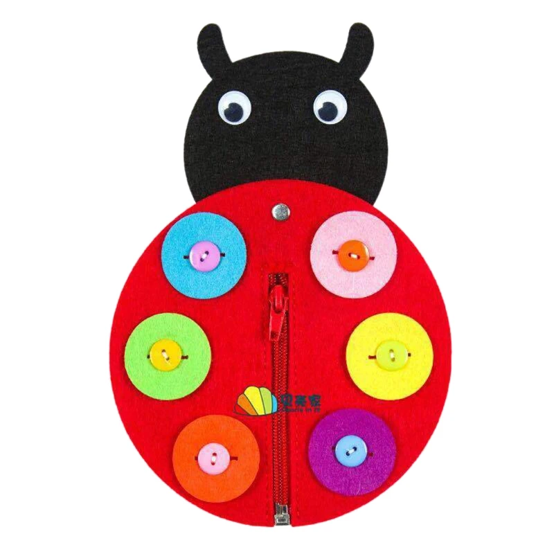 Educational Table Portable Sewing Buttons Game Supplies Toy