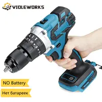 3 w 1 13mm bezszczotkowy elektryczna wiertarka udarowa elektryczny śrubokręt 20 + 3 Torque akumulatorowa wiertarka udarowa do baterii Makita 18V 1