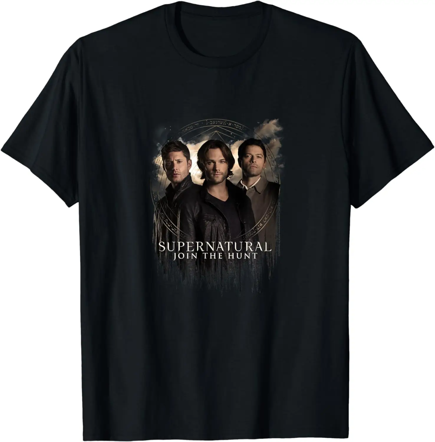 

Supernatural Sam Dean & Castiel Logo Portrait T-Shirt