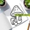 Stress Relief Cute & Easy Coloring Book for Adults and Teens - 24 Pages Adult Picture Book Emotional Release Drawing Books 5