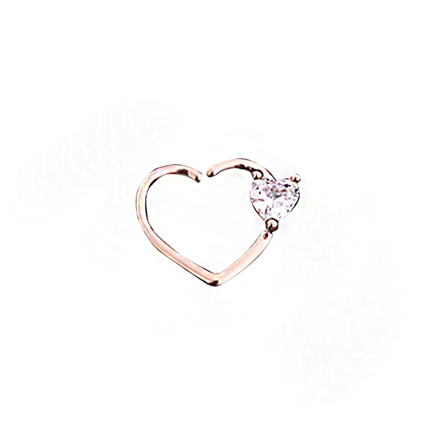 Hoop Nostril Bendable Ring Gem Cartilage Tragus Daith Piercing Earrings Septum Clicker Helix Conch Rook Piercing