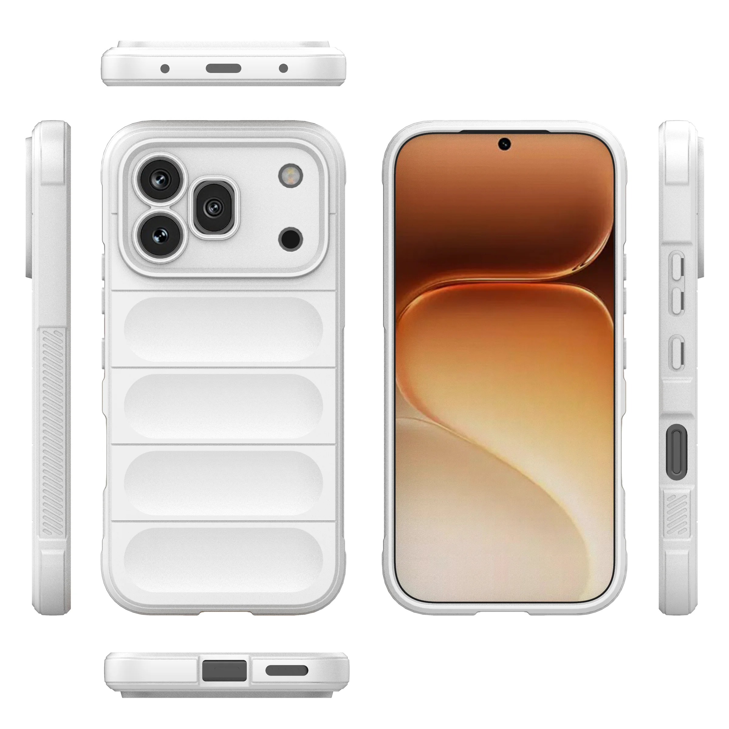 Shockproof Silky Smooth Matte Soft TPU Silicone Phone Case - Slim Protective Cover