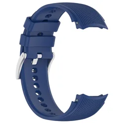 Enhanced Silicone Strap - Soft, Comfortable Replacement Wristband for Smartwatches ( Dark blue)