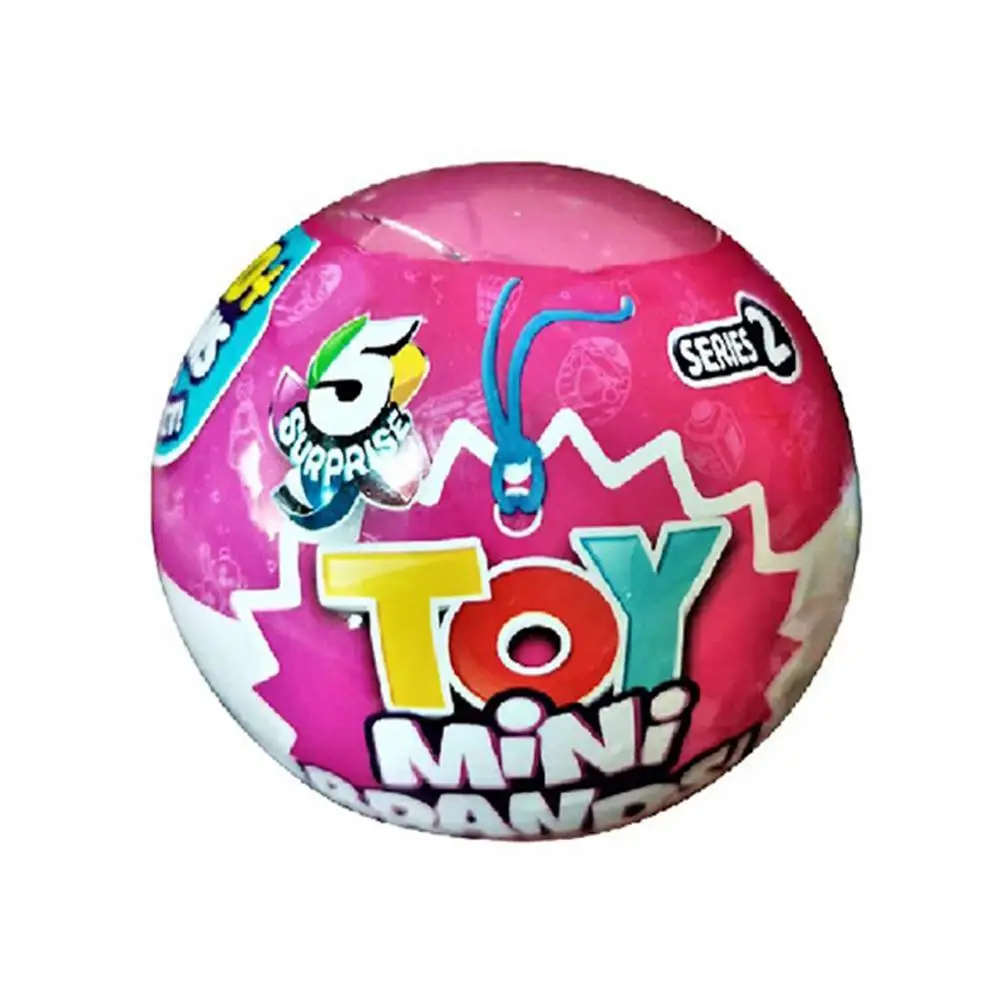 Surprise Ball Mini Brands Toy Gold Mystery Capsule Real Miniature Brands Collectible Toy PVC Surprise Egg Gifts Pretend Play