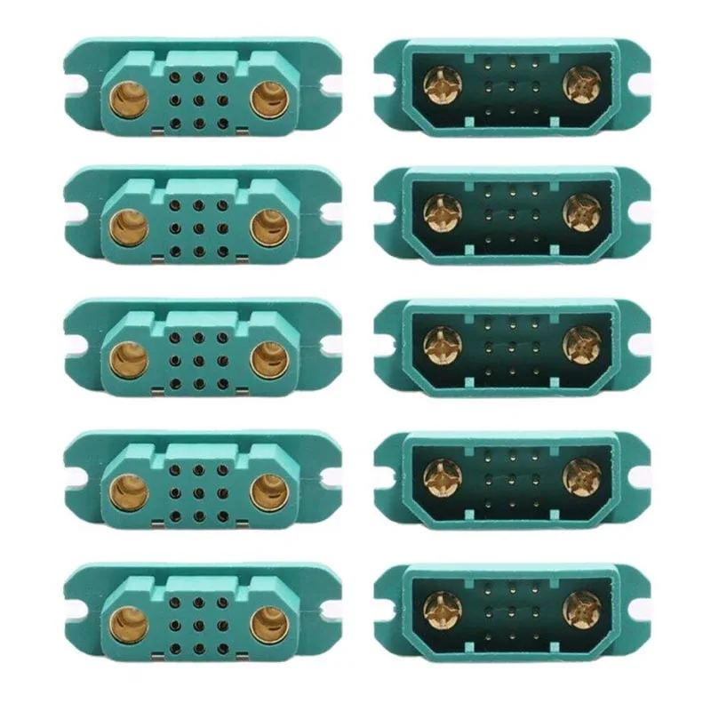 5Pairs VTOL 9+2 Connector Servo Signal Wire Adapter Male Female Quick