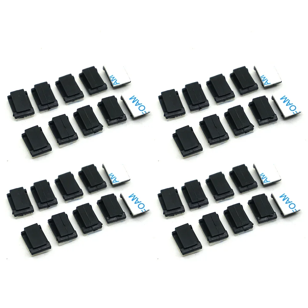 AXSPEED 10/20/40PCS RC Car Cable Clips Fixed Self-Adhesive Cord Management Wire Holder Organizer Clamp Light Clips