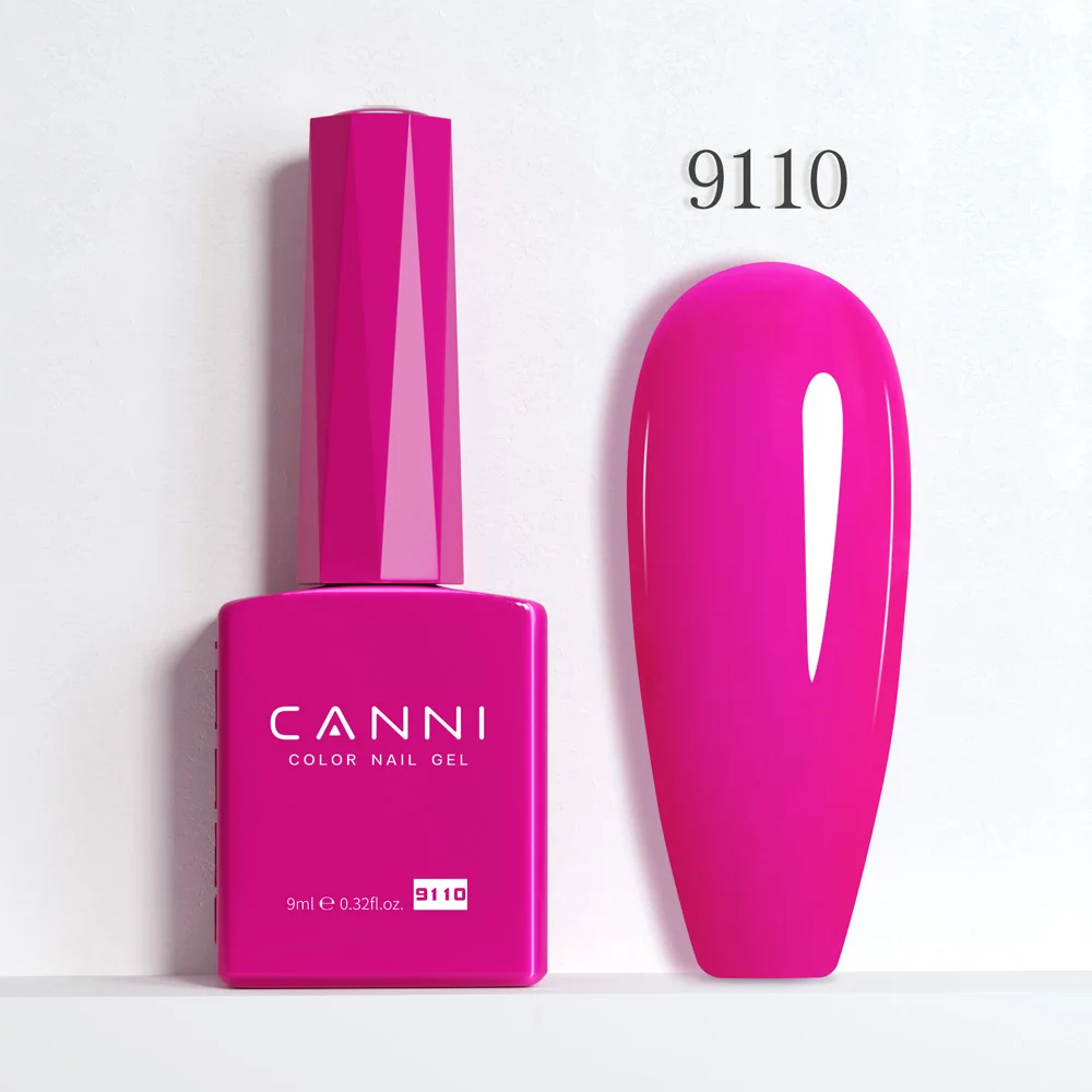CANNI Super Glossy Glitter Cat Eye Nail Gel Polish - Hema Free Diamond Top Coat, Semi-Permanent UV LED Varnish