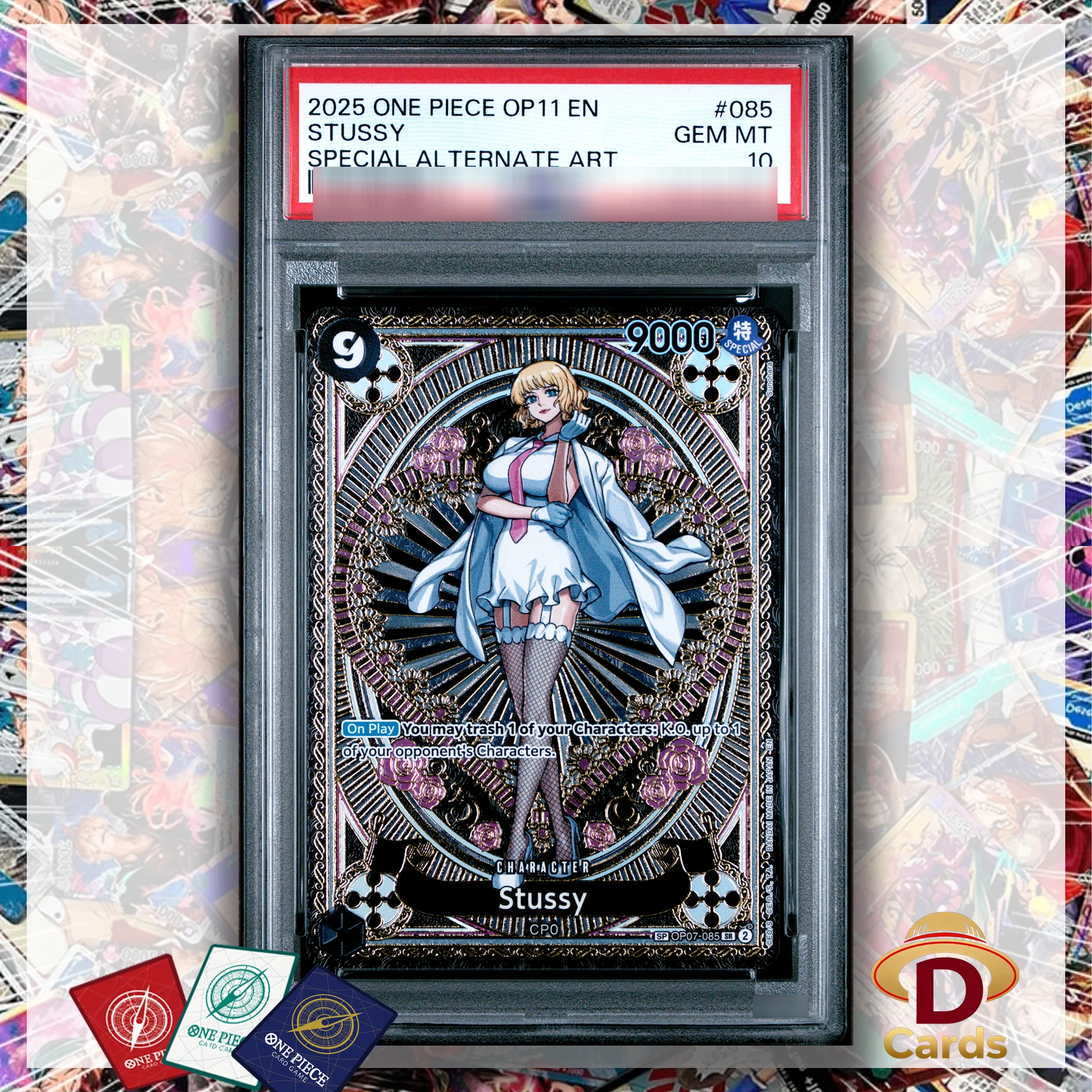 Stussy OP07-085 Foil (SP Ver.) One Piece Character Card Special Art Rarity  P/S/A10 GEM MT10 Card Game Anime Proxy Foil Cards - AliExpress 26