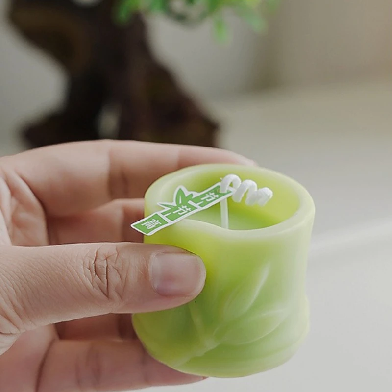 Natural Plant Scented Bamboo Candle