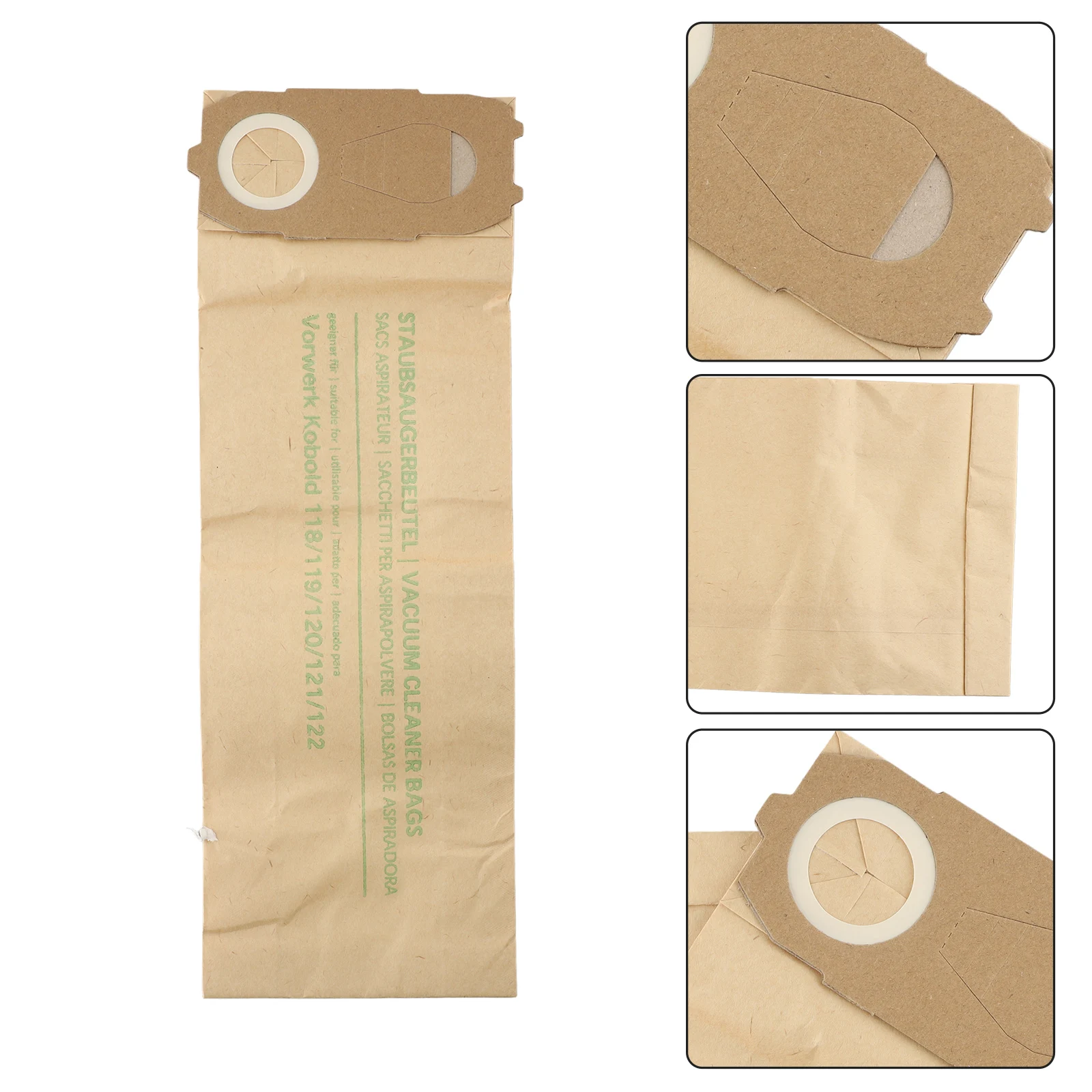 

5pcs Washable Dust Bags For Kobold VK 118 119 120 121 122 Vacuum Cleaner Cloth Dust Bag Reusable Home Appliance