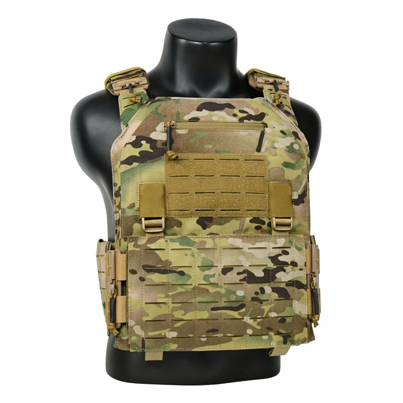 1000D Nylon Large Multicam Chaleco Tactico 28X35Cm Plate Carrier Ranger Gilet Tattico Verde Per Piastra Sapi 11*14 Pollici