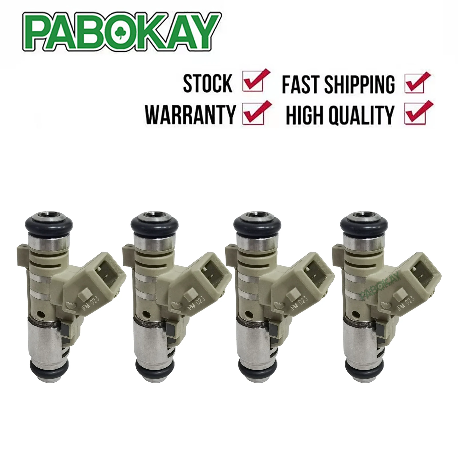 

4 PIECES x Fuel injector 1984.C2 IPM023 IPM 023 9625587380 1984C2 230016209077 FJ10727-12B1 75112201 23001620 0280156323