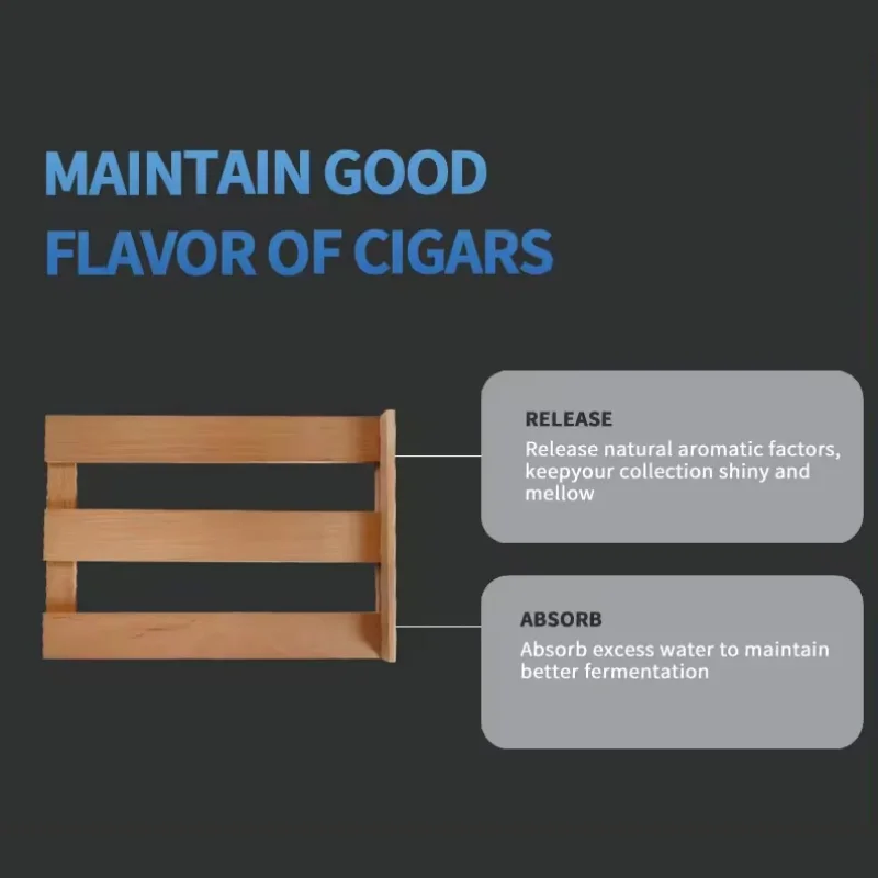 Temperature Humidity Adjustable 32L Spanish Cedar Wood Mini Electric Cigar Humidor Cabinet For Hotel Use
