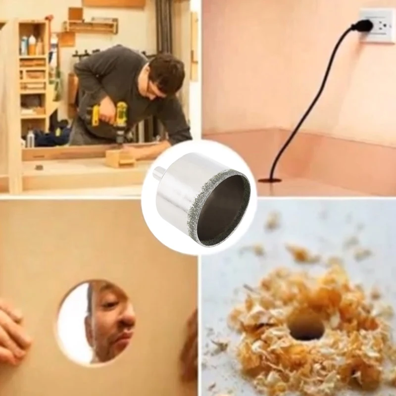 Sega A Tazza Diamantata Meccion 40mm - Per Piastrelle, Porcellana, Vetro E Marmo