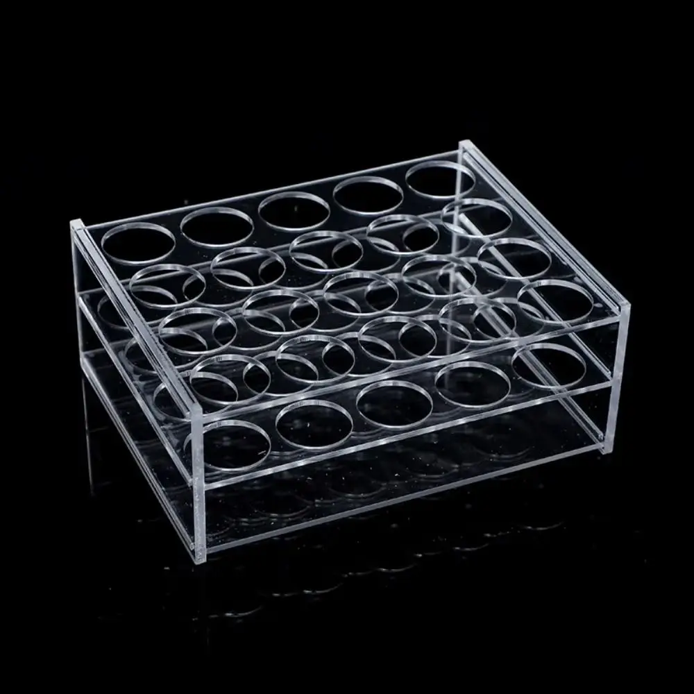 New Acrylic Test Tube Rack Holder Transparent 24Holes 40Holes Composite Applicator Dispenser Centrifuge Tubes Rack Lab Stand