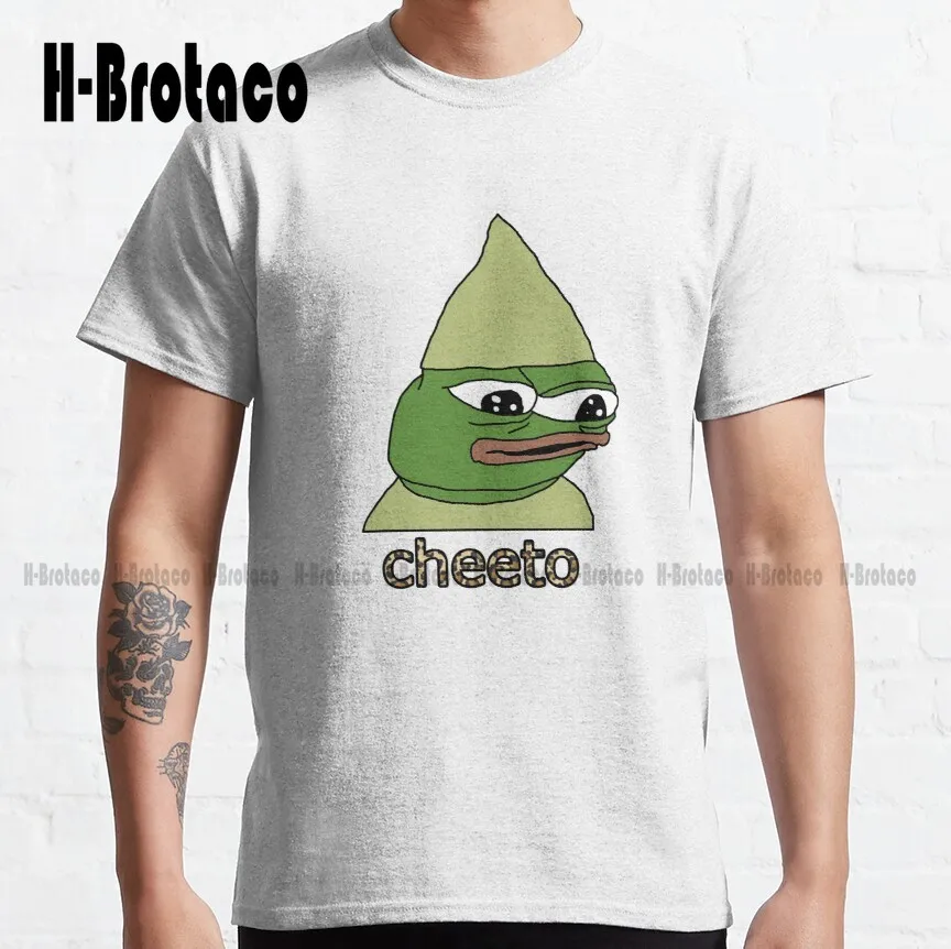 Feelsdankman Cheeto (Xqc) Classic T-Shirt Anime Tshirt Custom Aldult Teen Unisex Digital Printing Tee Shirts Xs-5Xl Unisex Nuovo