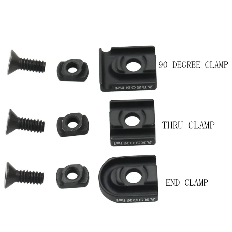 3PCS/Set M-LOK Wire Guide System For M300 M600 PEQ Weapon Flashlight Switch Cable Clip