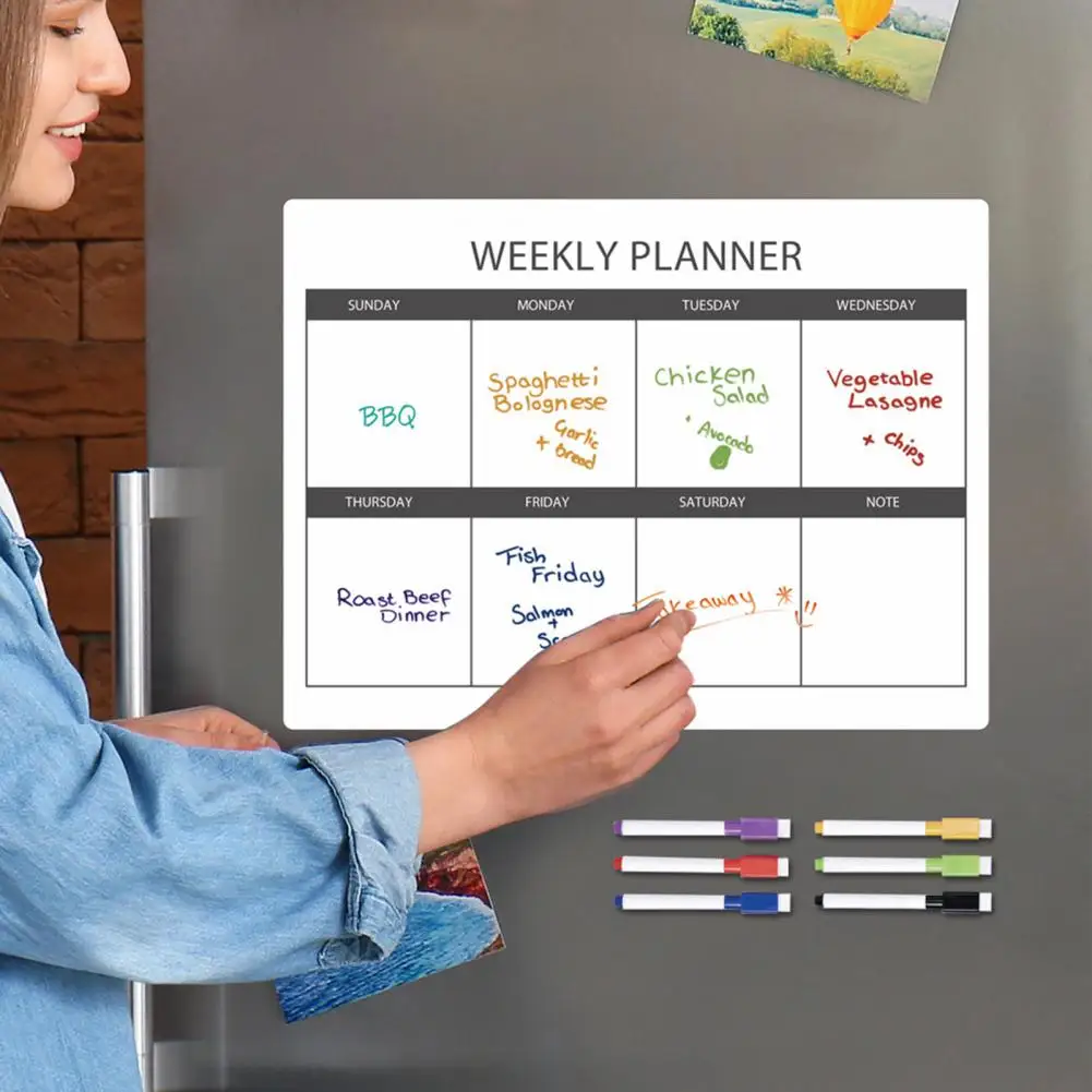Use as a weekly planner, grocery list, to-do list, kid schedule or whatever your busy lifestyle is!