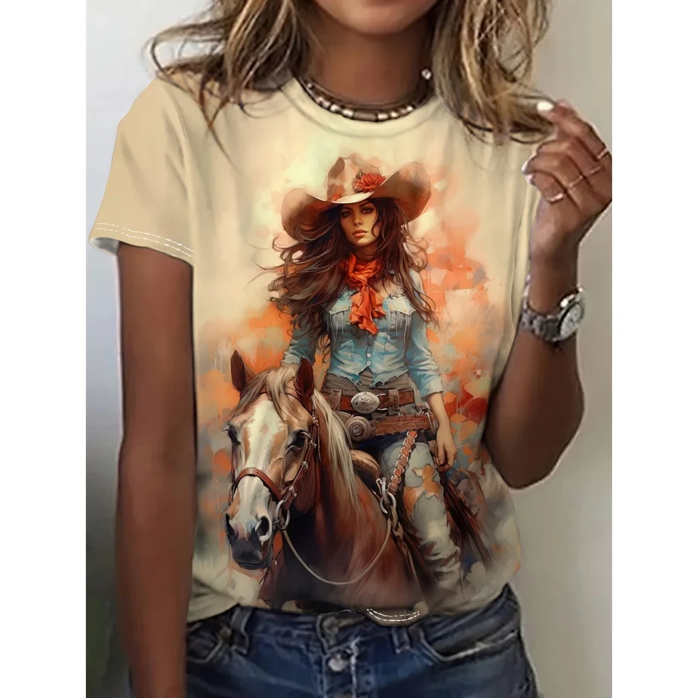 

Women's T-Shirt Summer Fashion Short Sleeved Casual Top Loose Breathable Micro Elastic Round Neck T-Shirt Women's Clothing Tee