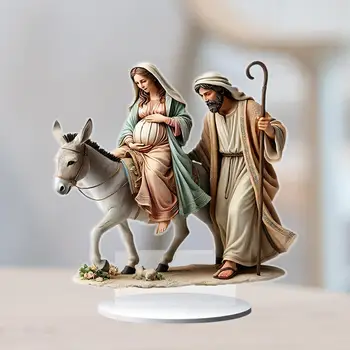2D Acrylic Jesus Nativity Statue 1