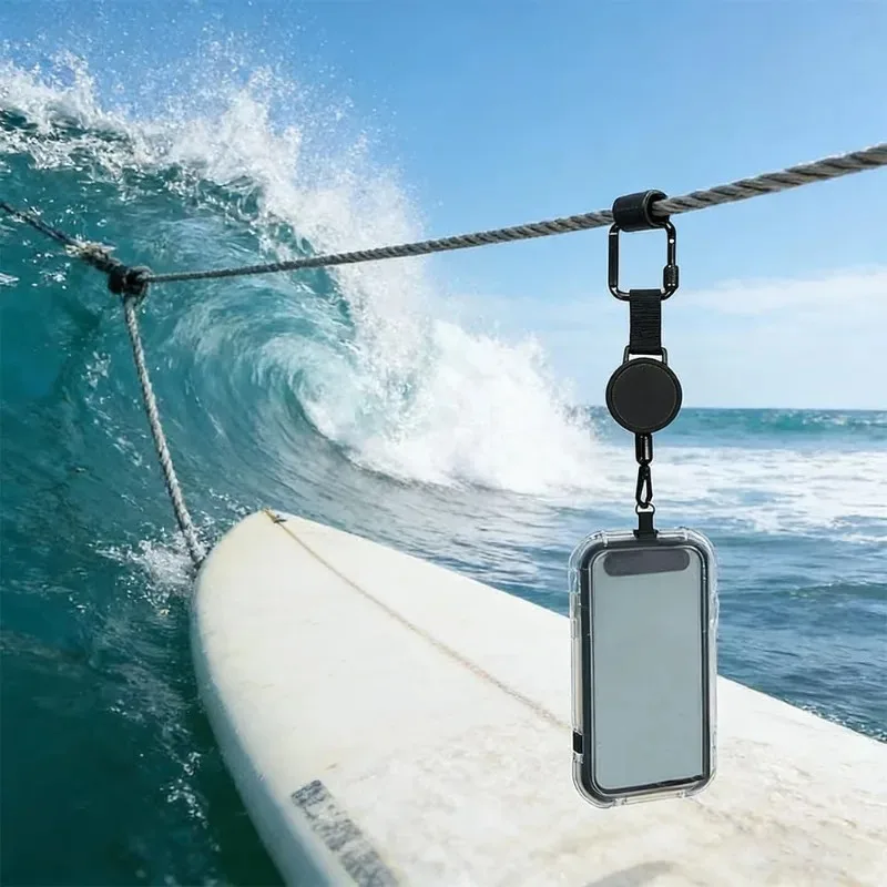 Adjustable Anti-Theft Smartphone Lanyard Strap with Belt Clip