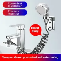 Handheld Faucet Diverter Valve Shower Head For Home Bathroom Kitchen Faucet Adapter Set Adjustable Diverter Valve Faucet 1