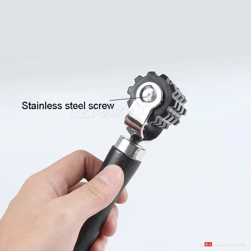 2개/세트 전문가용 3CM 고무 롤러 자동차 소음 차단 롤러 애플리케이터 설치 롤러