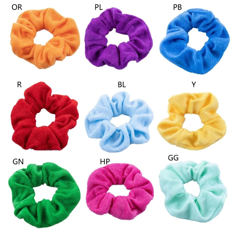 

Ponytail Holder Hair Drying Scrunchiess Hair Towel Scrunchie Microfiber Hair Tie