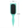 Women's Hair Comb Hollow Shaped Curly Hair Comb Scalp Massage And Anti-static Fluffy Hair Brush Hairstyle Tools Multi Functional 4