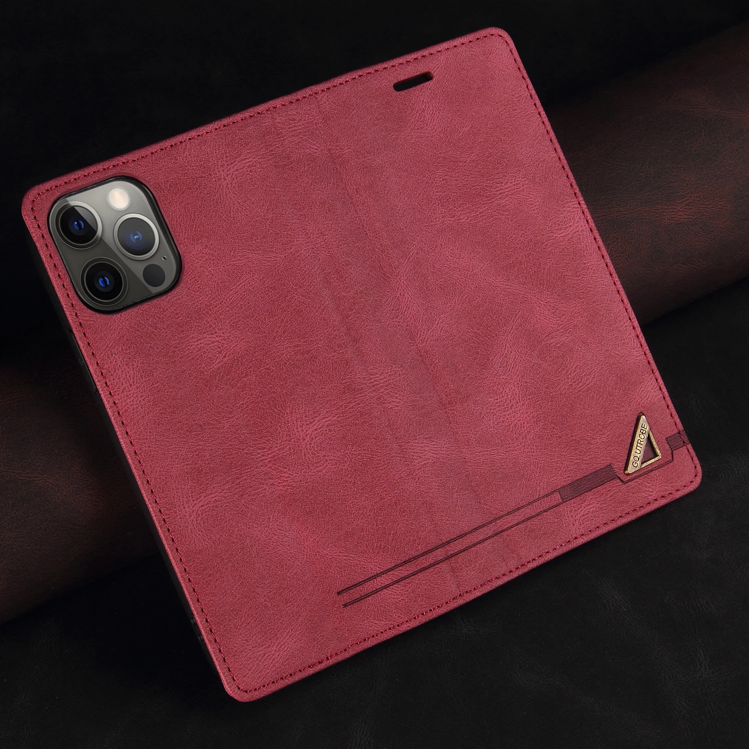 Luxury Leather Flip Case with Holder Wallet Stand - Elegant Phone Cover
