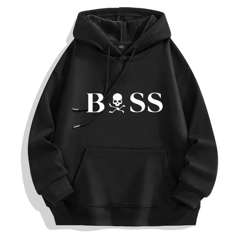 

2023 Autumn/Winter Thickened and Velvet Insulated High Quality Cotton Printed Hoodie Sports couple pullover