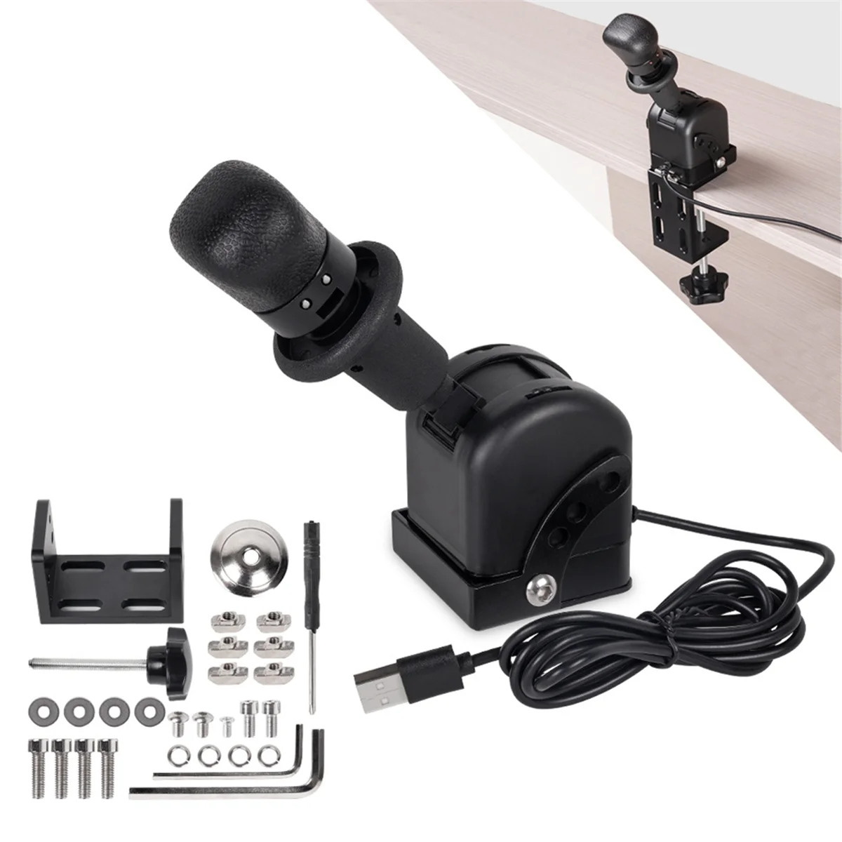 XMLX PC USB Handbrake for G20 G27 G29 for ETS2 European/American Truck Sim Racing Games Hand Brake