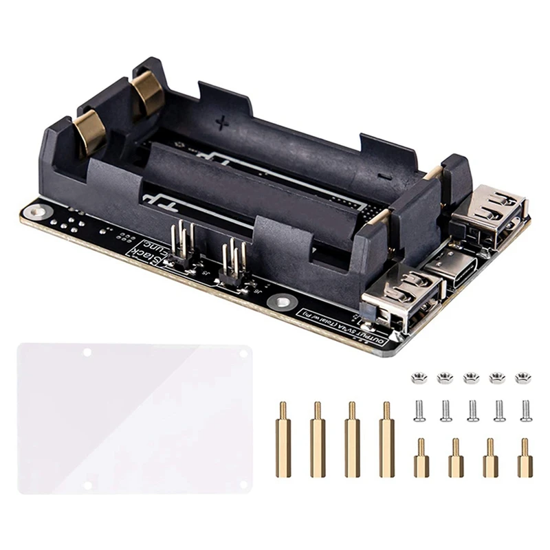 

2 шт., плата расширения для резервного питания для Raspberry Pi 4