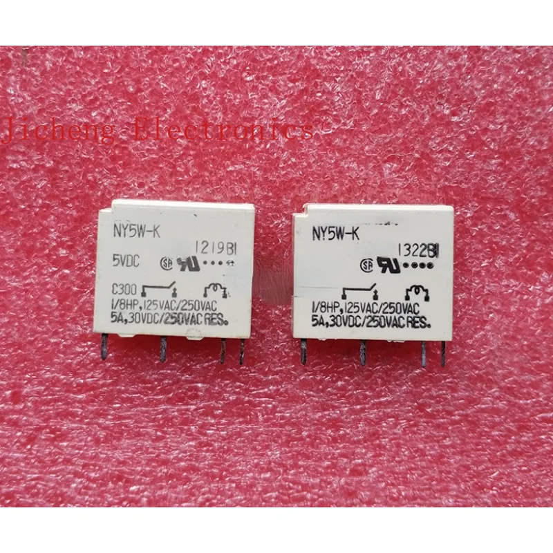 Разборное реле мощности NY5W-K 5VDC 4-контактный 5A реле мощности te schrack ry610005 5vdc ry610012 12vdc ry610024 24vdc 8a 250vac 5pins оригинал новинка