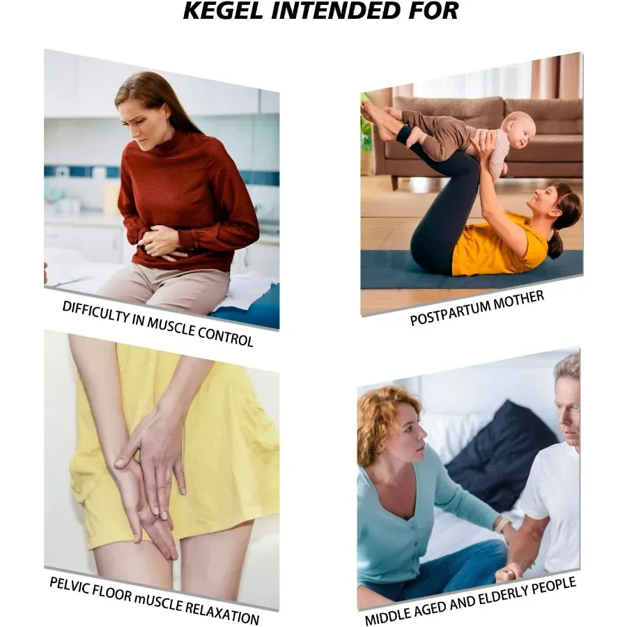 Kegel Exerciser for Tightening&Strengthening Muscle Control Training, Suitable for Both Men and Women, Muscle Endurance Recovery