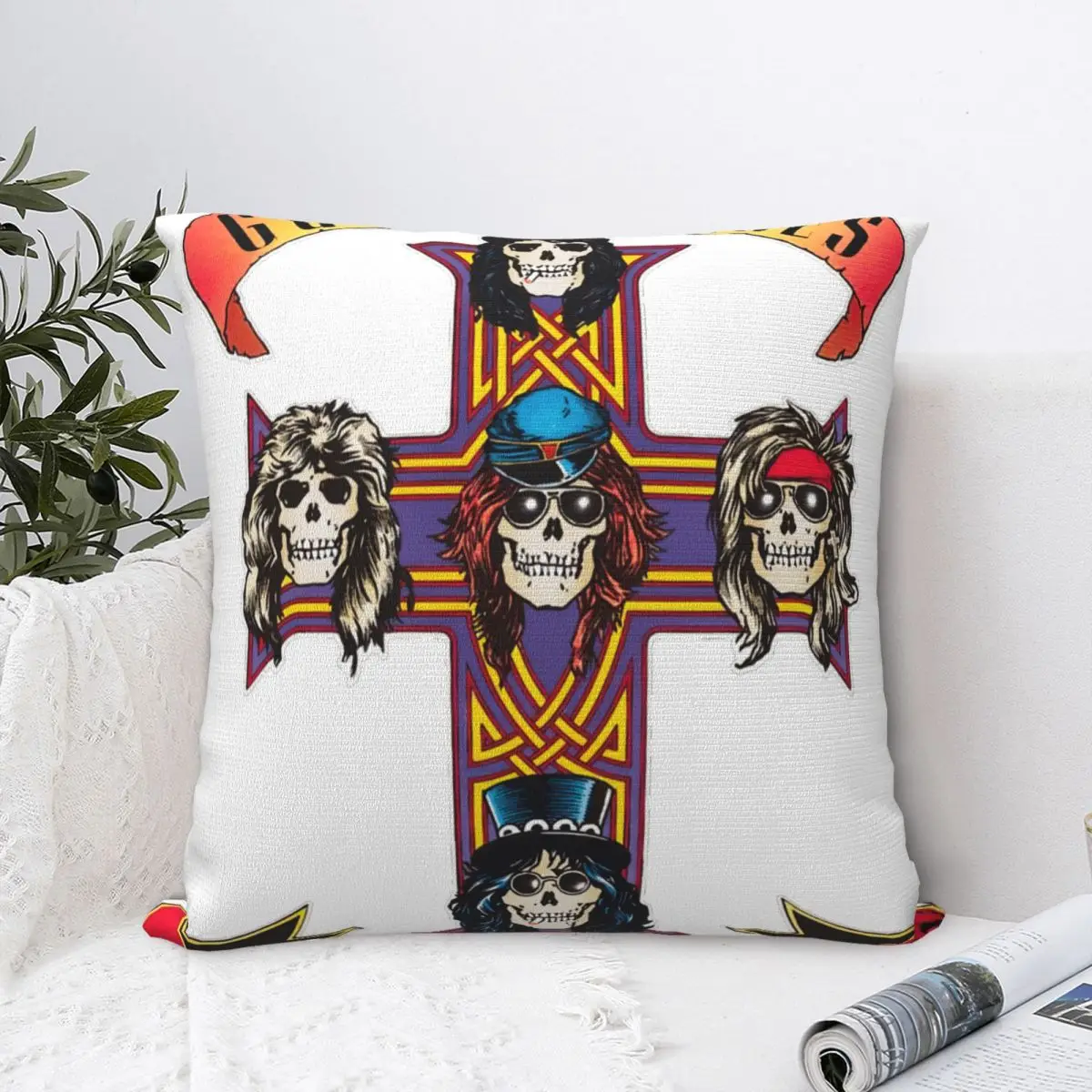 

Guns N Roses Logo 1987 квадратная подушка для дивана