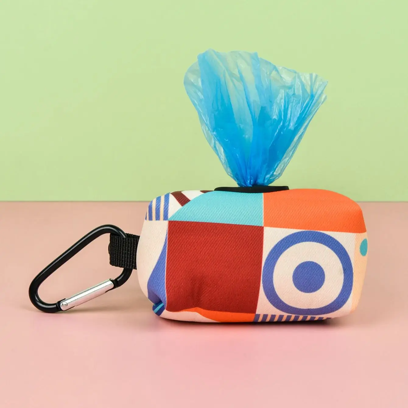 Abstract Fantasy Print Pet Poop Bag Holder Dispenser Without Leash And Poop Bag Can Attached Any Dog Leads pet poop bag holder dog bag holder