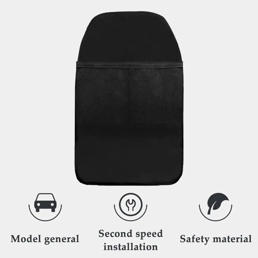 Anti Kick Mats Cushion Anti Mud Dirt Seat Back Protective Cover Waterproof Auto Seat Back Protector Mat Car Interior Accessories