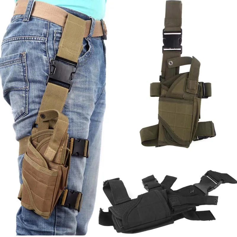 

Magic Strap Adjustable Tactical Fix Thigh Leg Shouder Holster Pouch Camping Wrap-around Outdoor Hunting Bag Accessories