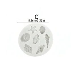 Silicone Conch Cake Decorating & Baking Tool Set (C)