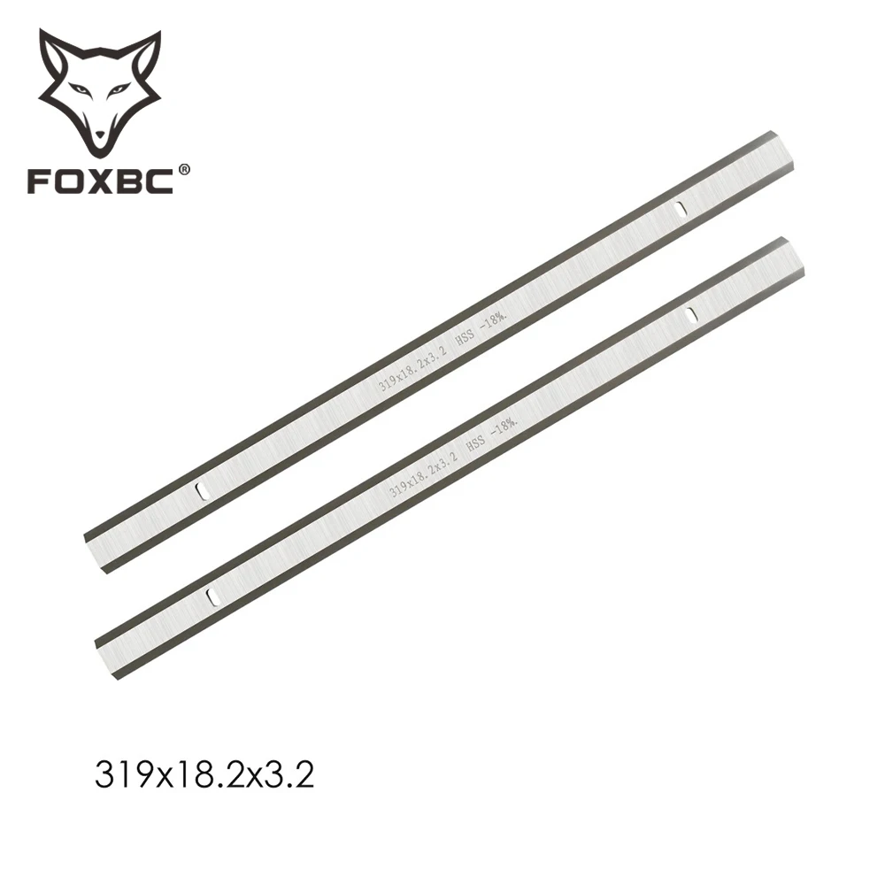 318mm W18 HSS Planer Blades for Ryobi PTB02PK RAP1500G ETP1531AK AP13 GMC TP2000 JET JWP-12 Planer 318x18.2x3.2mm Knife woodworking tools planer blades