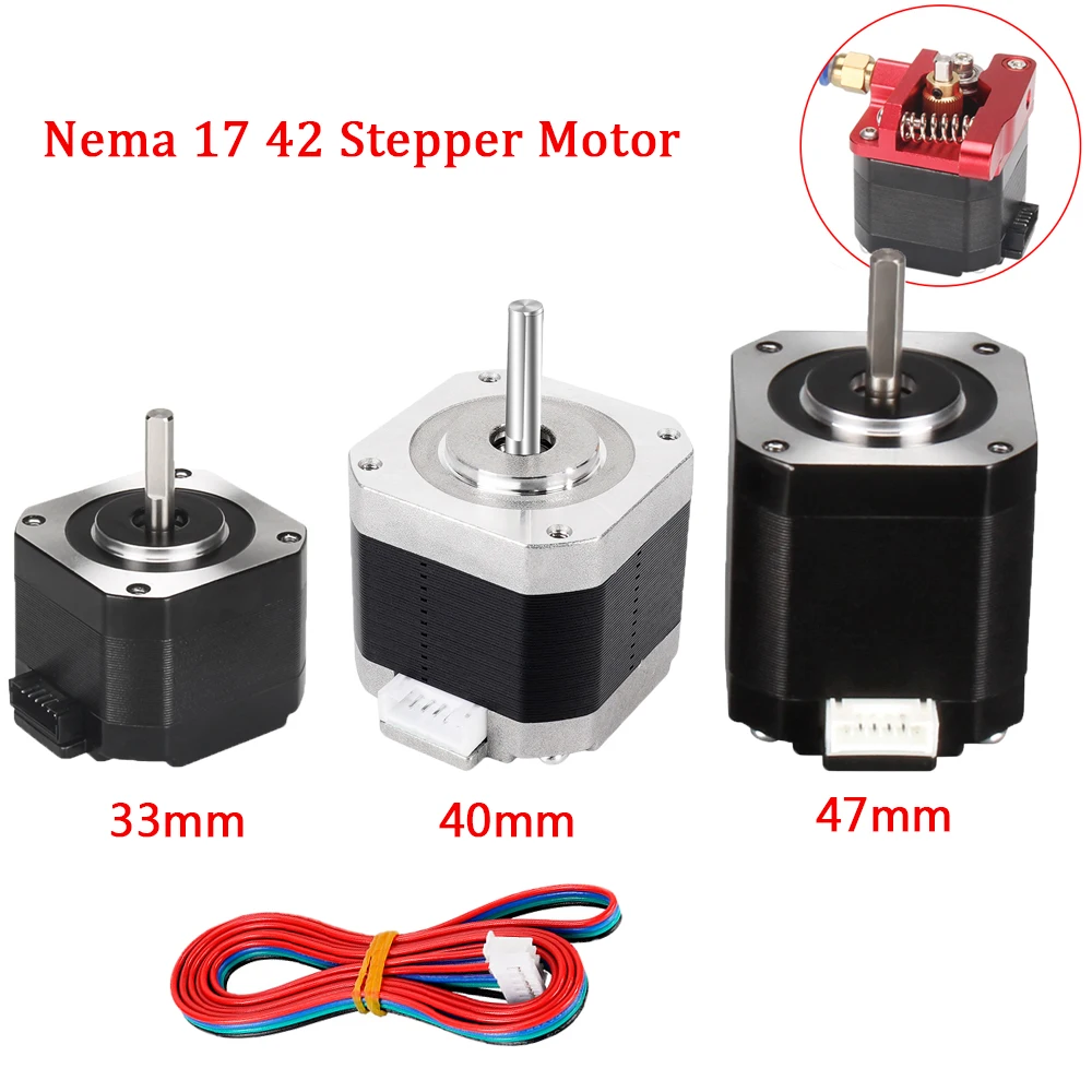 RAMPS47mmNema17StepperMotor12V4lead42MotorNema17StepMotor