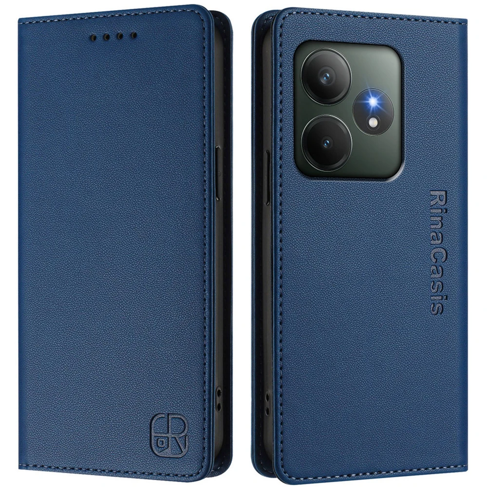 Luxury RFID Leather Magnetic Cover Book Case