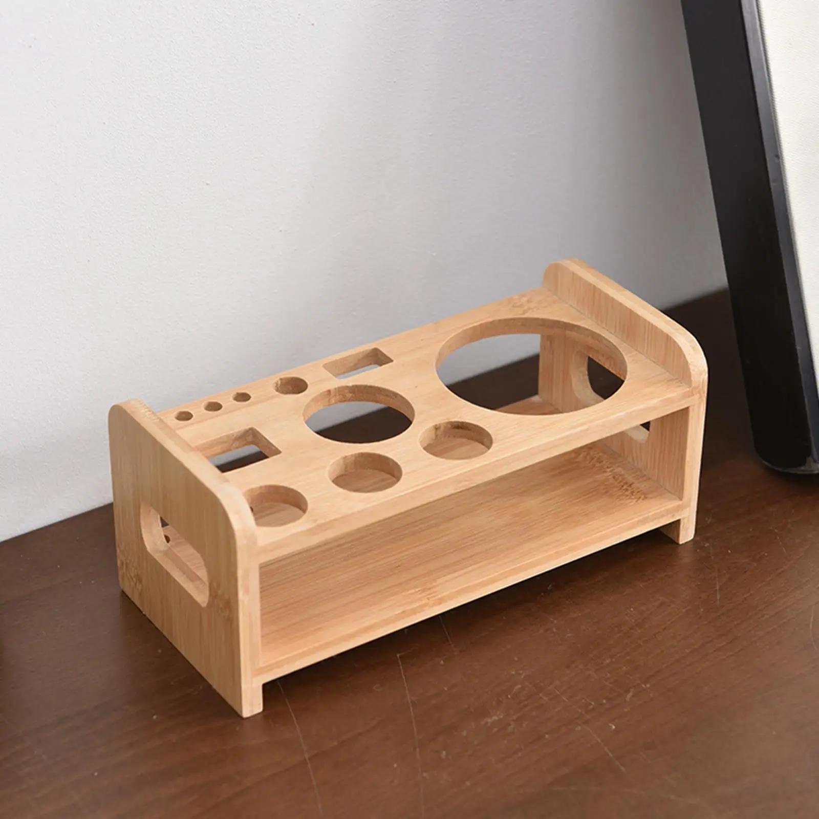 Bartending Tool Stand Wooden Durable Barware Drinkware Set Stable for Bar