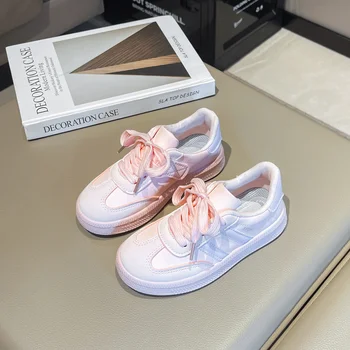 أحذية رياضية عصرية جديدة مريحة/قابلة للتنفس بمقدمة مستديرة للرجال والنساء والأطفال Zapatos Minnie Mouse Niña 2