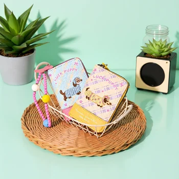 Portafoglio da Donna, Portafoglio Bi-Fold, Portamonete, Portafoglio Corto per Shopping e Uscite Quotidiane per Ragazze Adolescenti