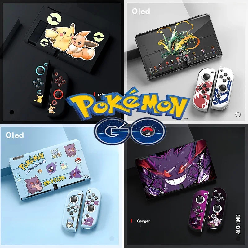 Nintendo Switch用保護ケース,pokemon genar,tpu,pikachu,oled