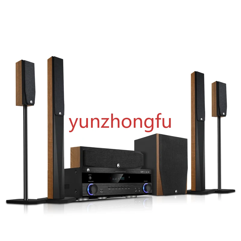 Sistema Home Theater Audio Set 5.1 Soggiorno Tv Musica Amplificatore Audio Altoparlante Subwoofer 3D Surround Player