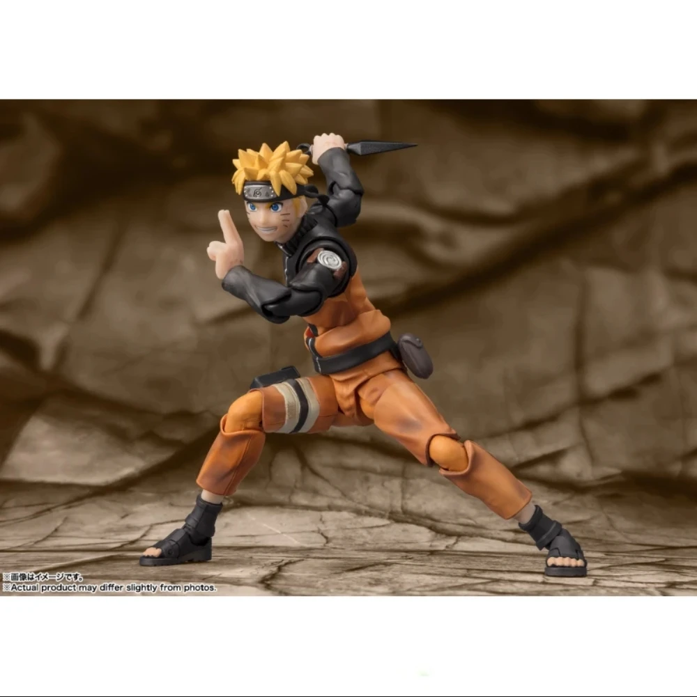 

In Stock Bandai S.H.Figuarts SHF Tamashii Nations Store TNT Naruto Uzumaki Battle Scarred Editio Anime Action Figures Toys Model